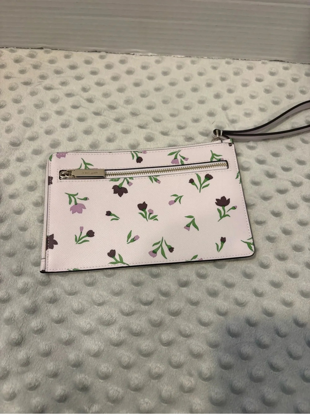 kate spade Light Pink Graceful Floral Wristlet Clutch